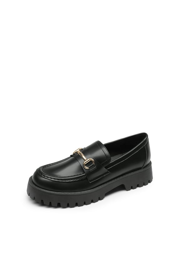 Loafers for Women Platform Chunky Penny Loafer Slip On Casual Dressy Business Shoes with Arch Support