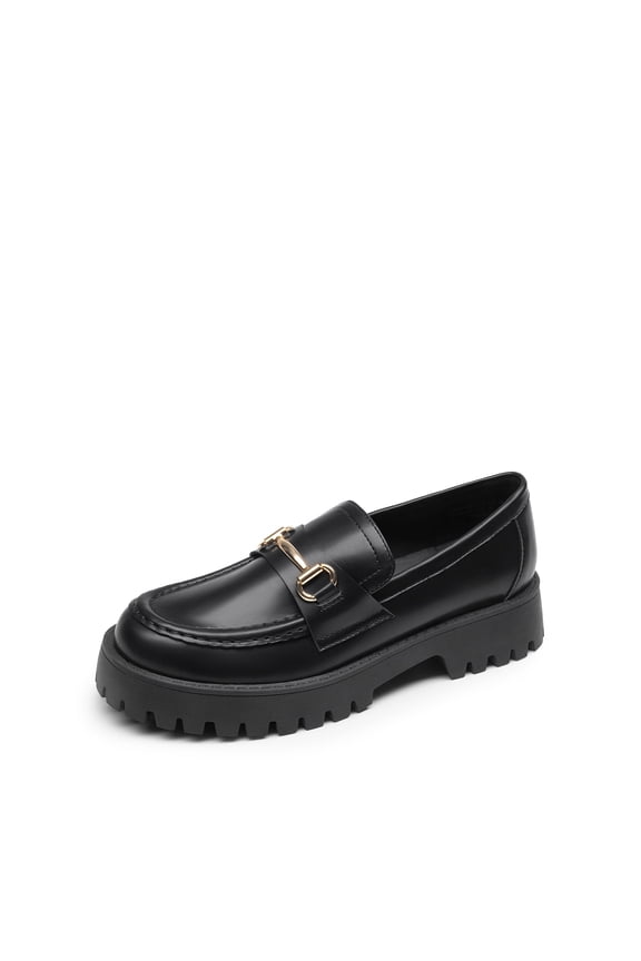 Loafers for Women Platform Chunky Penny Loafer Slip On Casual Dressy Business Shoes with Arch Support