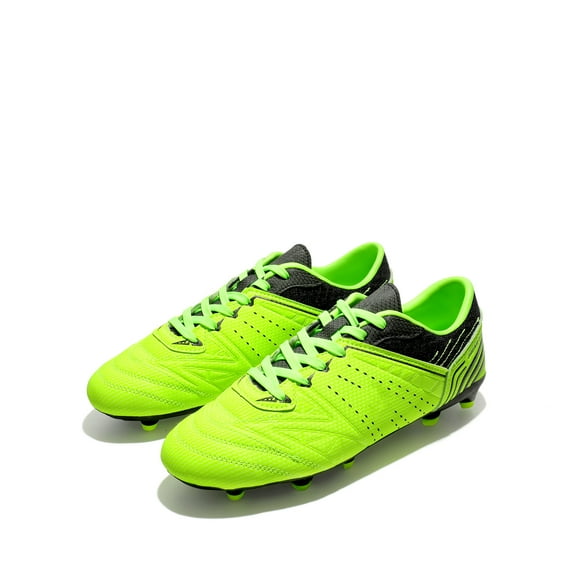 DREAM PAIRS Men Sports Athletic Light Outdoor Football Soccer Cleats Shoes 160859-M NEON/GREEN/BLACK Size 10.5