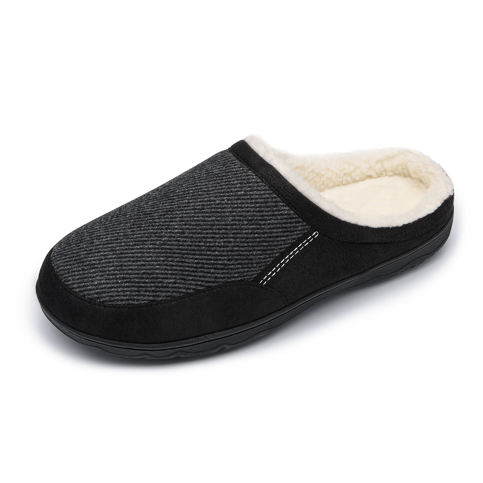 Indoor Slippers GPOS Knit Rock Wool Warm Men Indoor Pull On Cozy