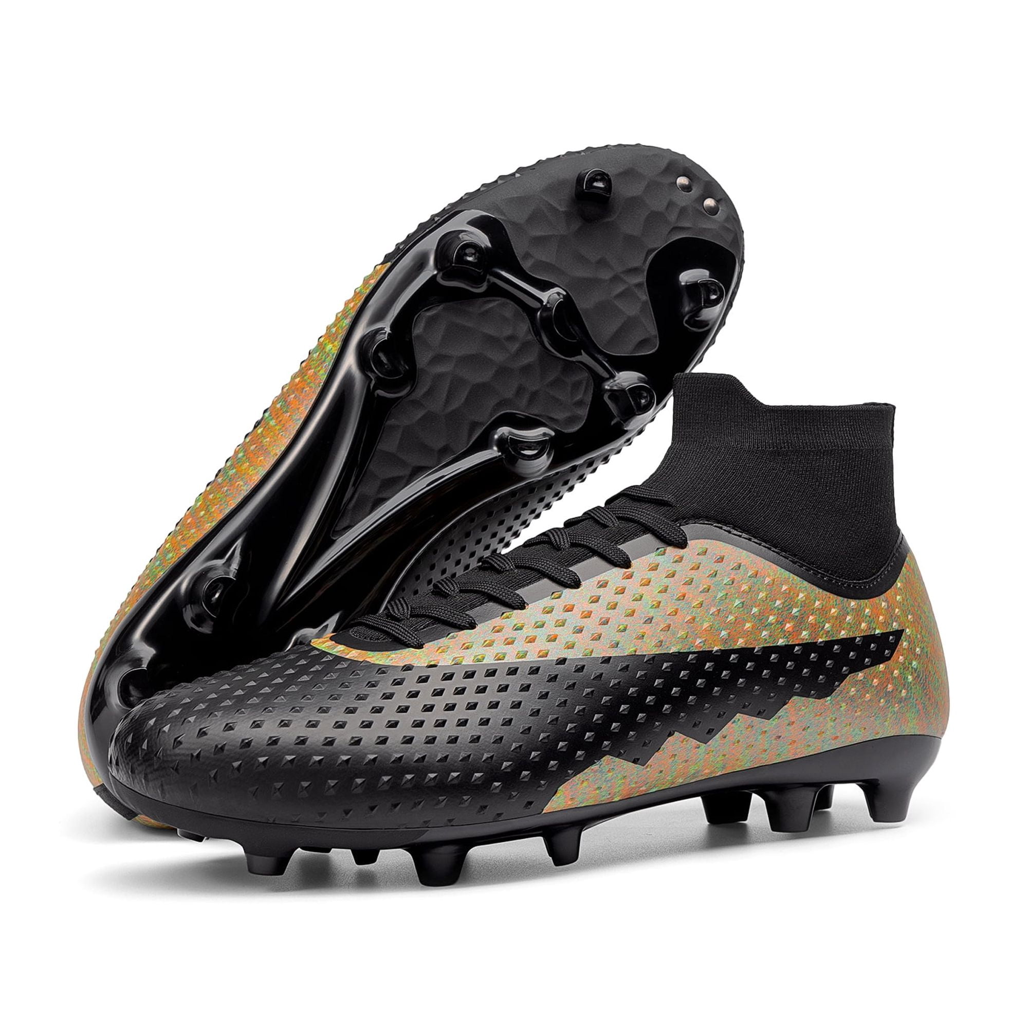 DREAM PAIRS Men's Firm Ground Soccer Cleats High-top Football Cleats FG ...