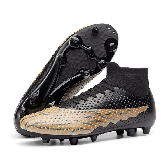 DREAM PAIRS Men's Firm Ground Soccer Cleats High-top Football Cleats FG/AG Professional Training Outdoor Lightweight Soccer Shoes