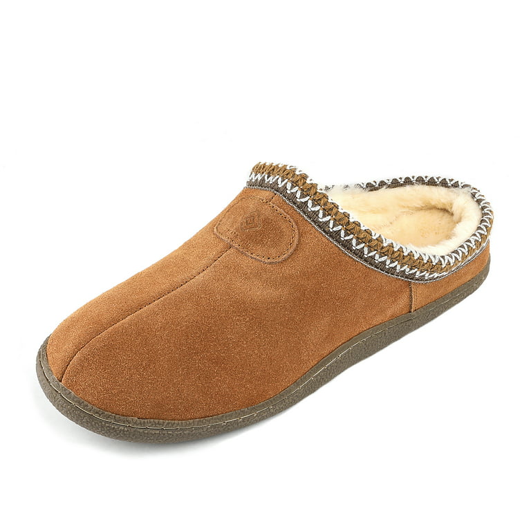 DREAM PAIRS Men's Fur-loafer-01 Moccasin Slippers