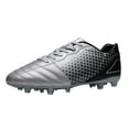 thumbnail image 1 of DREAM PAIRS Mens Soccer Cleats Firm Ground Soccer Shoes Football Shoes SILVER/BLACK Size 11, 1 of 7