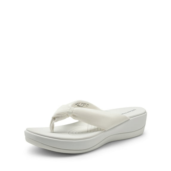 DREAM PAIRS Platform Flip Flops for Women Cushioned Thong Sandals with Soft Eva Foam Insole Lightweight Lycra fabric Comfort Dressy Slides Slippers for Summer Beach