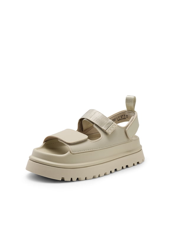 Platform Wedges Sandals for Women Chunky Open Toe Dress Walking Comfortable Flat Sandals for Summer