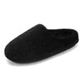 thumbnail image 1 of DREAM PAIRS Plush Fuzzy Slippers For Women Slip on Indoor Winter House Slippers Women's Bedroom Slippers Shoes GEROLDY BLACK Size 8, 1 of 3