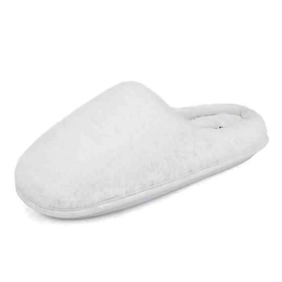 DREAM PAIRS Plush Fuzzy Slippers For Women Slip on Indoor Winter House Slippers Women's Bedroom Slippers Shoes GEROLDY CREAM Size 8