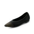 thumbnail image 1 of DREAM PAIRS Pointed Toe Ballet Flat for Women, Comfortable Knit Mesh Flats for Casual Dressy Work Office Shoes, 1 of 7