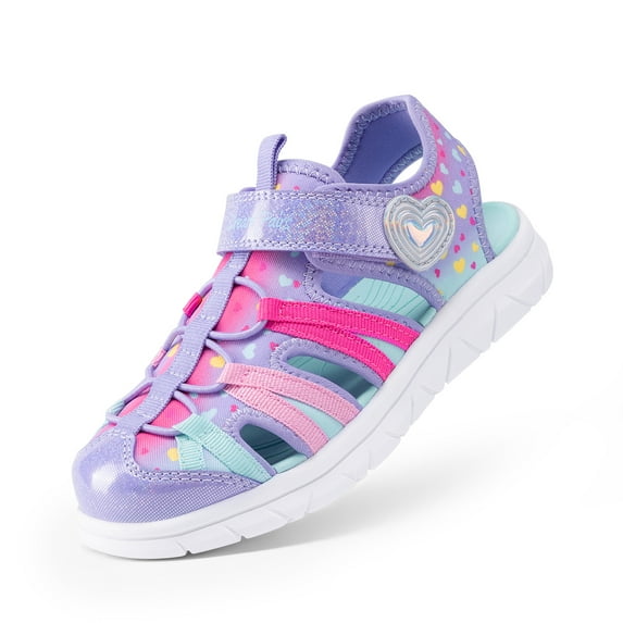 DREAM PAIRS Toddler Boys Girls Sport Sandals Cute Breathable Lightweight Outdoor Play Casual Closed Toe Hook and Loop for Toddlers & Little Kids