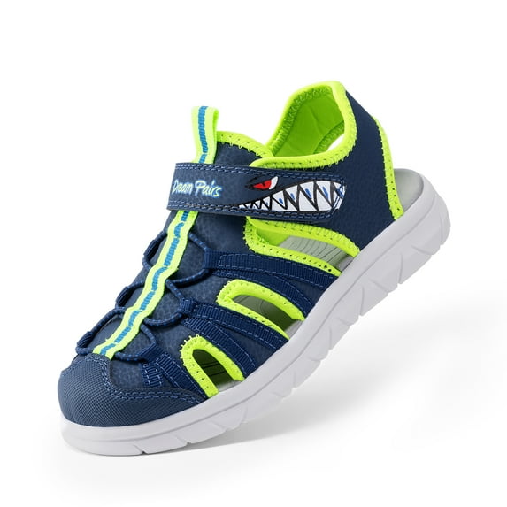 DREAM PAIRS Toddler Boys Girls Sport Sandals Cute Breathable Lightweight Outdoor Play Casual Closed Toe Hook and Loop for Toddlers & Little Kids