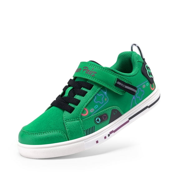 DREAM PAIRS Toddler Boys’ Sneakers, Playful Cartoon Casual Walking Shoes with Non-Slip Sole and Hook-and-Loop Closure