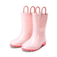 thumbnail image 1 of DREAM PAIRS Toddler Kids Glitter Rain Boots Boys Girls Waterproof Light Up with Easy-on Handles Pink Size 5T, 1 of 6
