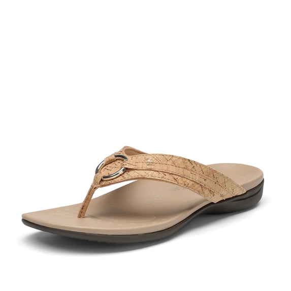 DREAM PAIRS Women Comfortable Flip Flops with Arch Support, Anti-Slip Sole, Water-Friendly Summer Sandals