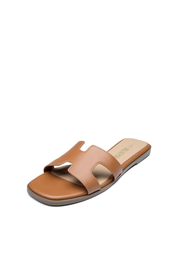 Women Cut-out Strap Light Sole Slide Sandals