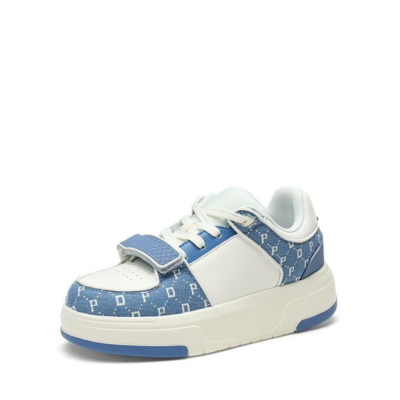 DREAM PAIRS Women Platform Chunky Sneakers Leather Oli Casual Fashion Sneaker