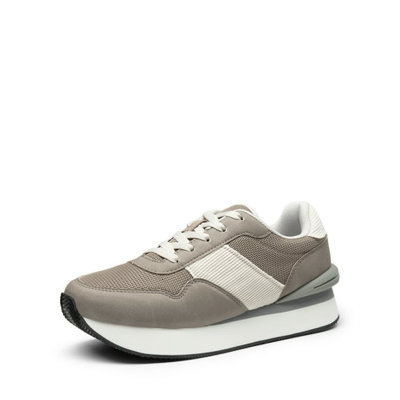 DREAM PAIRS Women Sneakers Tennis Ray Walking Platform Chunky Comfortable Lightweight Lace Up Casual Fashion Sneaker