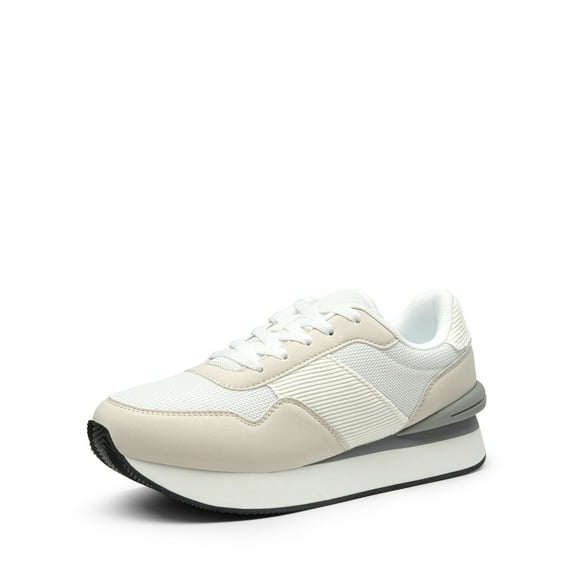 DREAM PAIRS Women Sneakers Tennis Ray Walking Platform Chunky Comfortable Lightweight Lace Up Casual Fashion Sneaker
