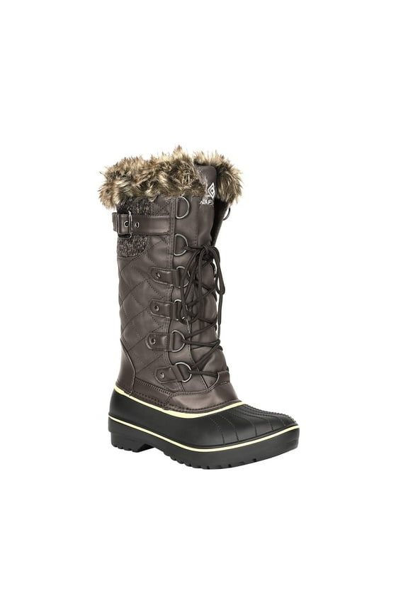 Women Snow Boots Winter Warm Faux Fur Lined Shoes Mid calf Waterproof Comfortable Outdoor Boots