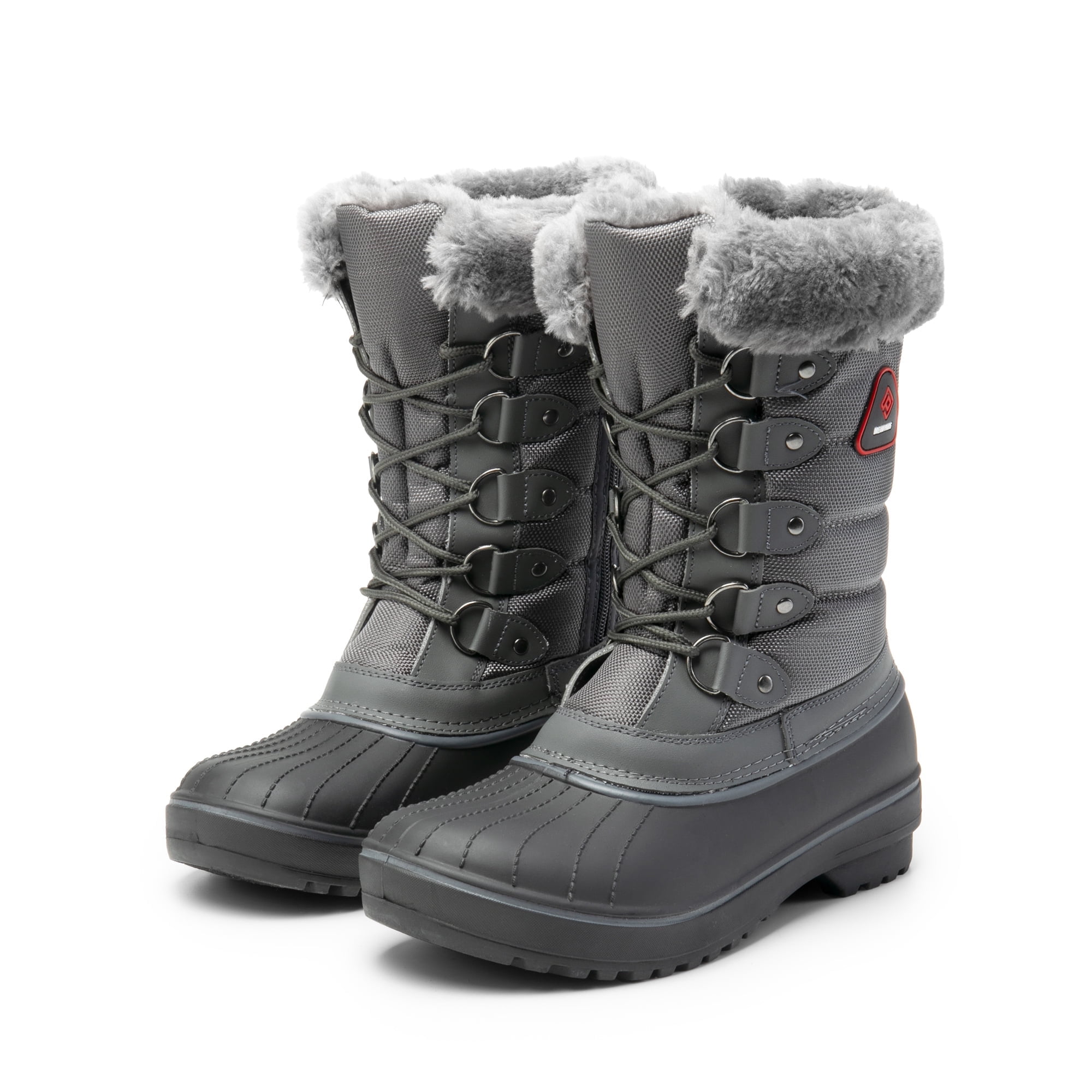 Propet Women s Lumi Ankle Zip Winter Boot Black White WBX012SBLW Walmart
