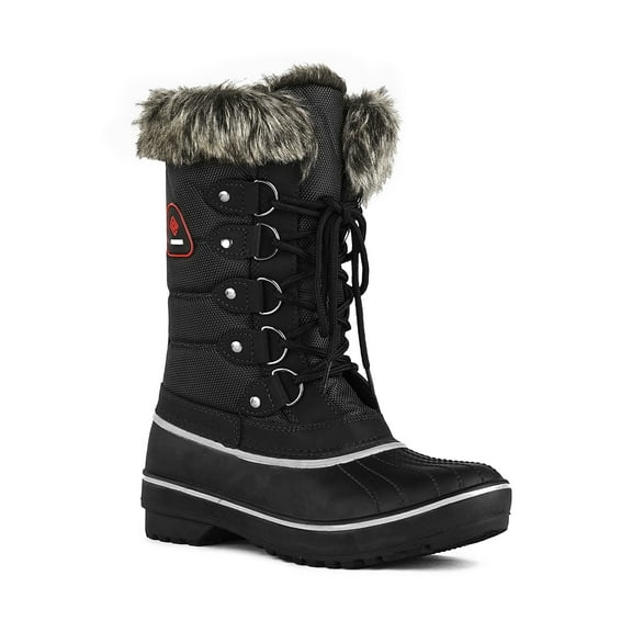 DREAM PAIRS Women Winter Mid Calf insulation Waterproof Faux Snow Boots