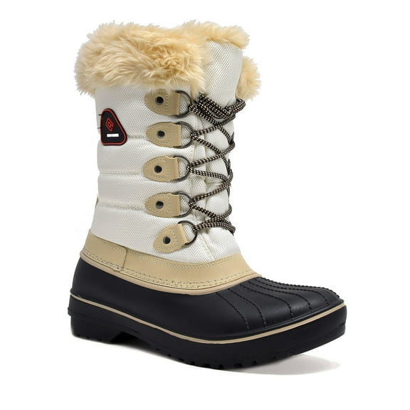 DREAM PAIRS Women Winter Mid Calf insulation Waterproof Faux Snow Boots