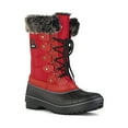 thumbnail image 1 of DREAM PAIRS Women Winter Mid Calf insulation Waterproof Faux Snow Boots, 1 of 5