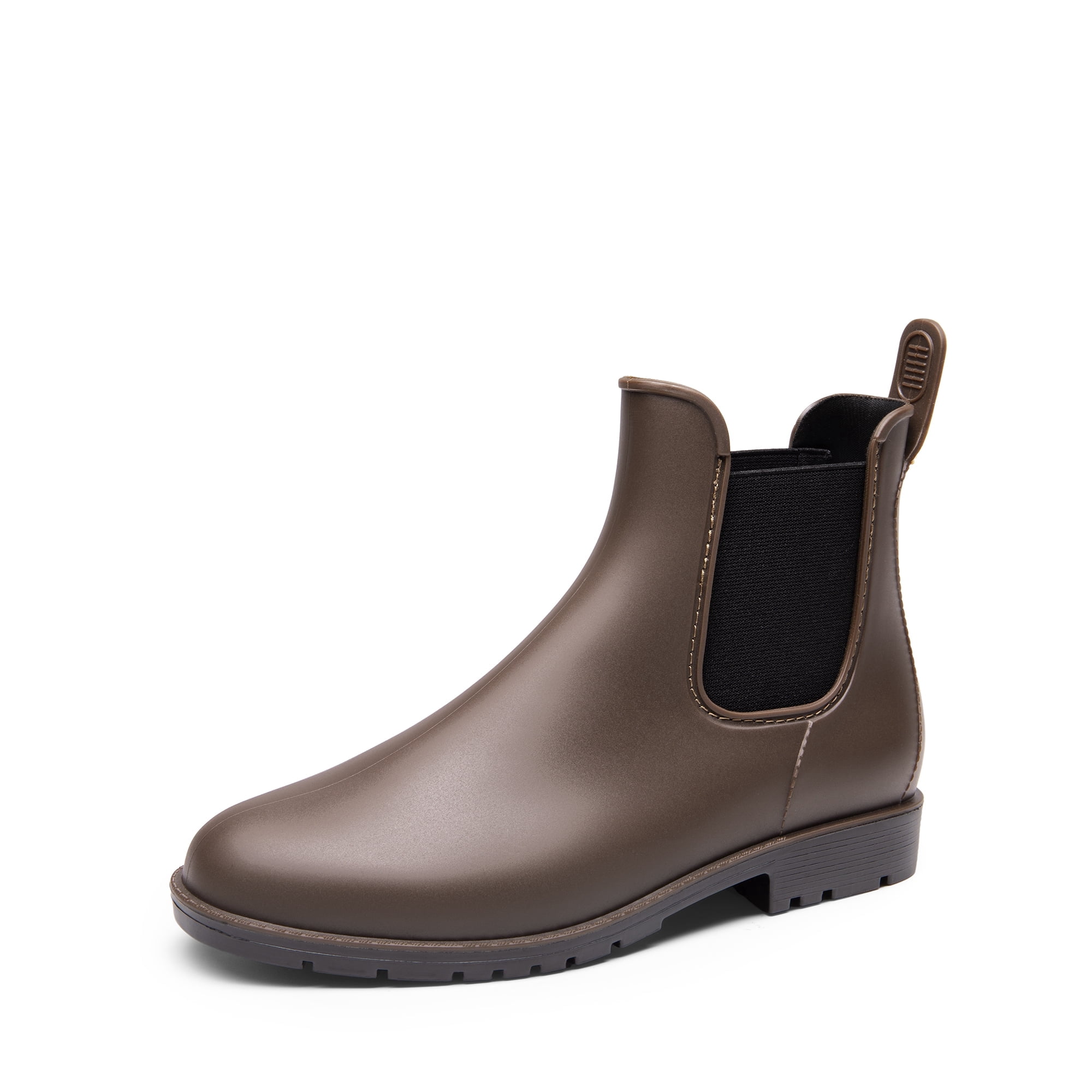 DREAM PAIRS Women's Ankle Rain Boots Chelsea Short Boots Waterproof Elastic Slip On Lightweight Comfortable Garden Outdoor Shoes