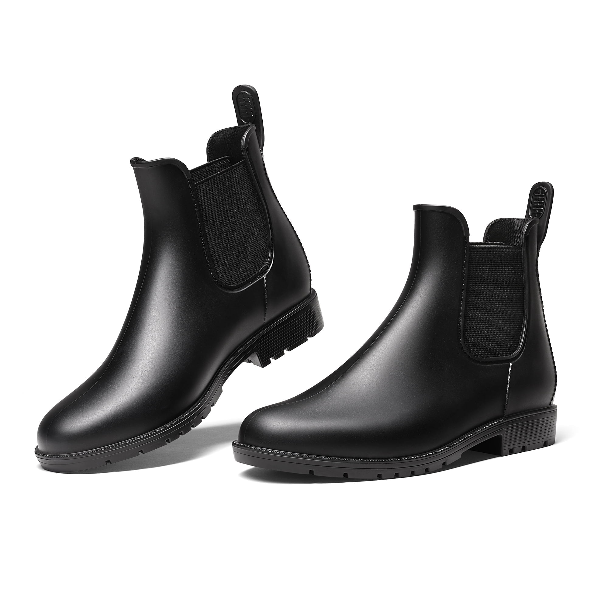 DREAM PAIRS Women's Ankle Rain Boots Chelsea Short Boots Waterproof Elastic Slip On Lightweight Comfortable Garden Outdoor Shoes