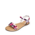 thumbnail image 1 of DREAM PAIRS Women's Ankle Strap Flat Sandals Open Toes One Band Buckle Summer Dressy Sandals, 1 of 7
