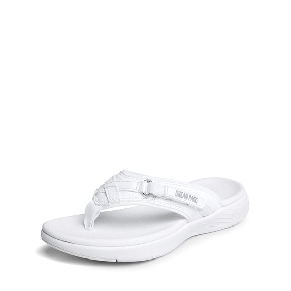 DREAM PAIRS Women's Arch Support Flip Flops Comfortable Thong Sandals for Indoor and Outdoor Wear