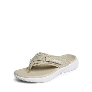 DREAM PAIRS Women's Arch Support Flip Flops Comfortable Thong Sandals for Indoor and Outdoor Wear