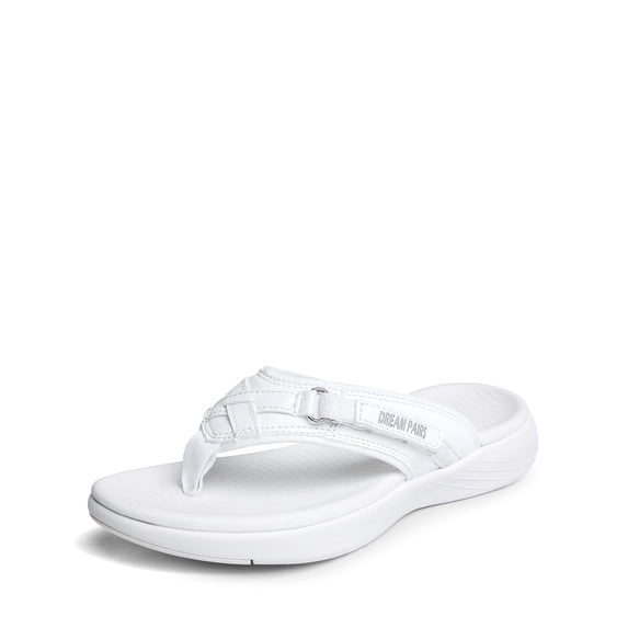 DREAM PAIRS Women's Arch Support Flip Flops Comfortable Thong Sandals for Indoor and Outdoor Wear