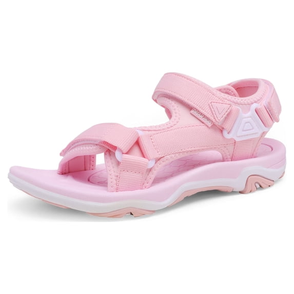 DREAM PAIRS Women’s Arch Support Hiking Sandals Sport Outdoor Athletic Comfortable Summer Beach Water Sandals DSA214 PINK Size 7
