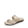 thumbnail image 1 of DREAM PAIRS Women's Arch Support Slides Flat Sandals Soft Cushion Slippers With Adjustable Straps, 1 of 7