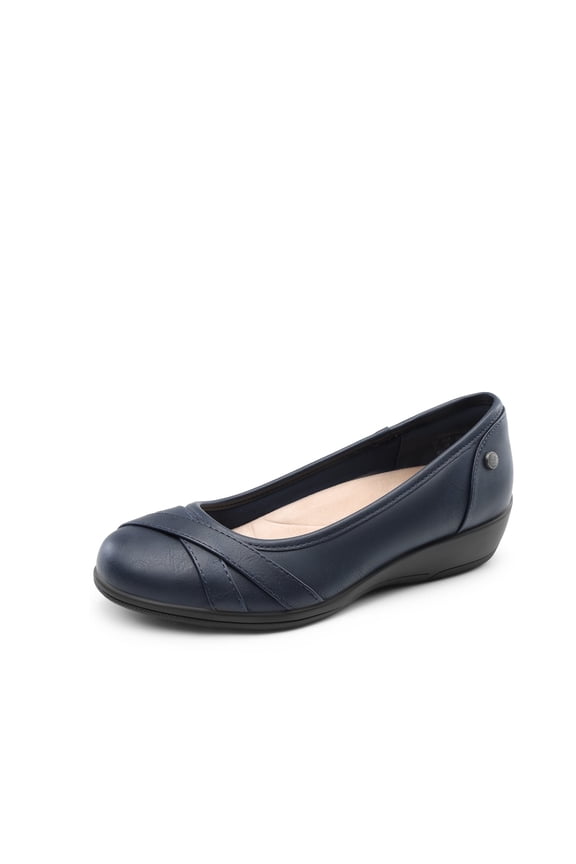 Women's Ballet Flats Work Dress Shoes Comfortable Slip On Dressy Flats for Women