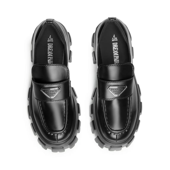 DREAM PAIRS Women's Chunky Loafers Platform Comfortable Slip-On Dressy Business Casual Fashion Outfit Loafer Shoes