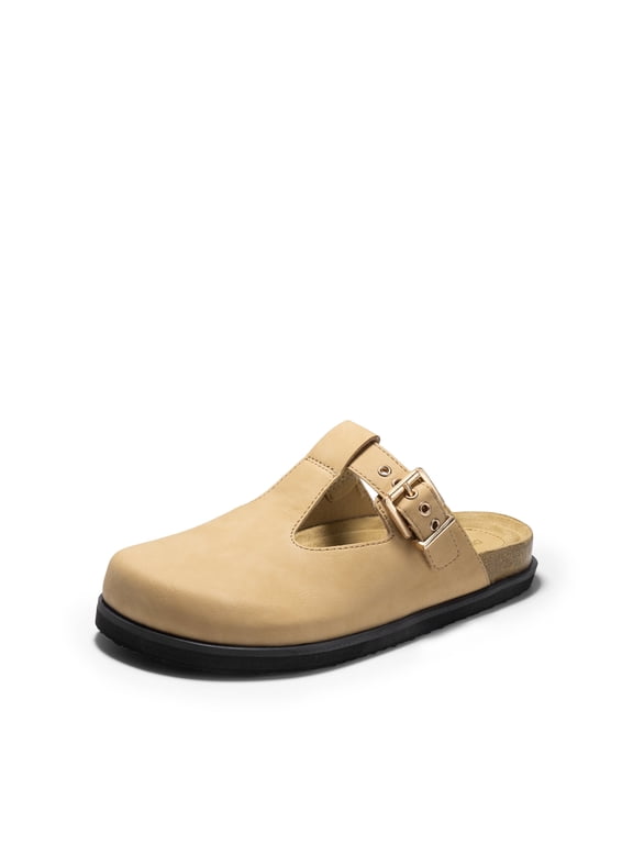 Women's Clogs & Mules Stylish Leather Mules Cork Footbed Couple's Clogs for Women