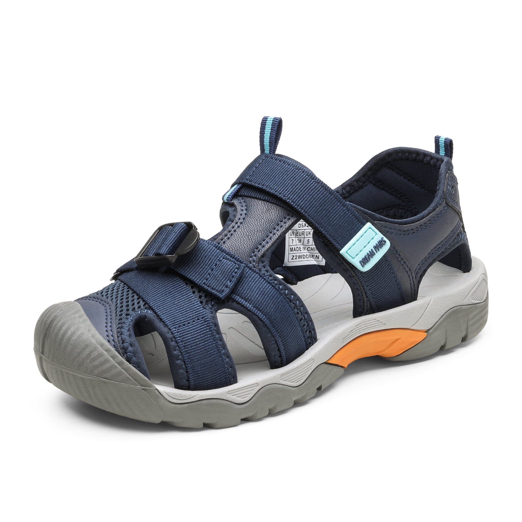 DREAM PAIRS Women's Closed Toe Sport Hiking Sandals，Summer