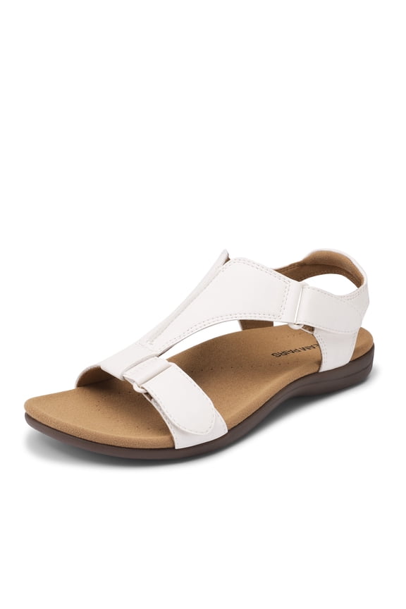 Women's Comfort Walking Sandals Arch Support Athletic Sandals with Adjustable Straps Ergonomic Non-Slip Outdoor Strappy Sandals