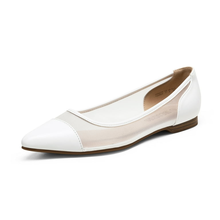 White flats outlet size 8