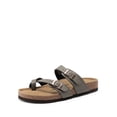 thumbnail image 1 of DREAM PAIRS Women's Cork Style Slides Comfortable Arch Support Sandals with ArchFrame Dual Midsole Suede Insole Slip-on Flat Sandals, 1 of 7