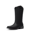 thumbnail image 1 of DREAM PAIRS Women's Cowboy Boots Mid Calf Western Cowgirl Boots Wide Square Toe Pull-On Embroidered Boots with Block Heel, 1 of 8