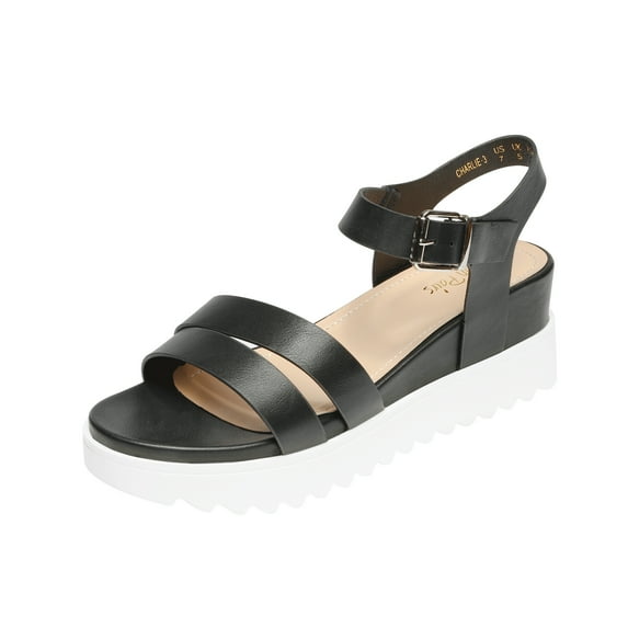 DREAM PAIRS Women’s Cute Ankle Strap Open Toe Comfortable Platform Wedge Sandals Shoes