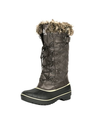 Women's Cute Warm Faux Fur Lined Mid Calf Winter Snow Boots Cold Weather  Winter Boots