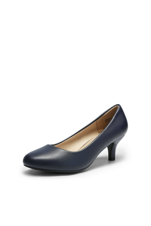 Women's Dress Comfortable Low Heel Pump Shoes