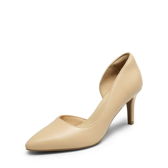 DREAM PAIRS Women's Dress High Heels Pumps Closed Pointed Toe Stiletto D'Orsay Shoes For Wedding Party