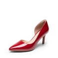 thumbnail image 1 of DREAM PAIRS Women's Dress High Heels Pumps Closed Pointed Toe Stiletto D'Orsay Shoes For Wedding Party, 1 of 8