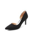 thumbnail image 1 of DREAM PAIRS Women's Dress High Heels Pumps Closed Pointed Toe Stiletto D'Orsay Shoes For Wedding Party, 1 of 9