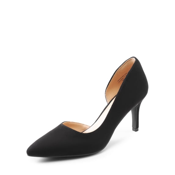 DREAM PAIRS Women's Dress High Heels Pumps Closed Pointed Toe Stiletto D'Orsay Shoes For Wedding Party